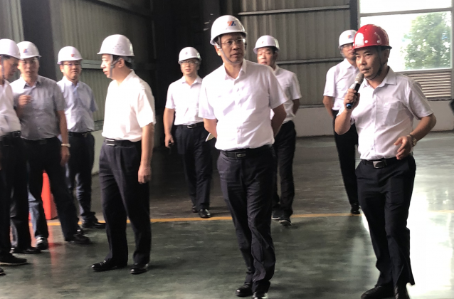 宁德市委书记郭锡文一行莅临福建宏旺调研
