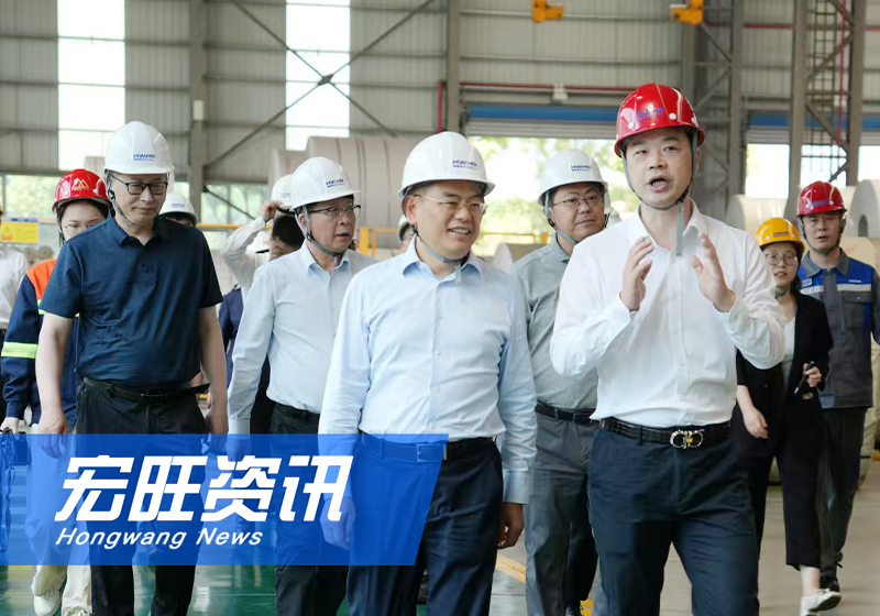 重庆市涪陵区委书记黎勇一行莅临福建宏旺考察